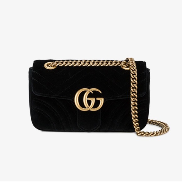 Gucci Handbags - SOLD Gucci GG Marmont Velvet Mini Bag